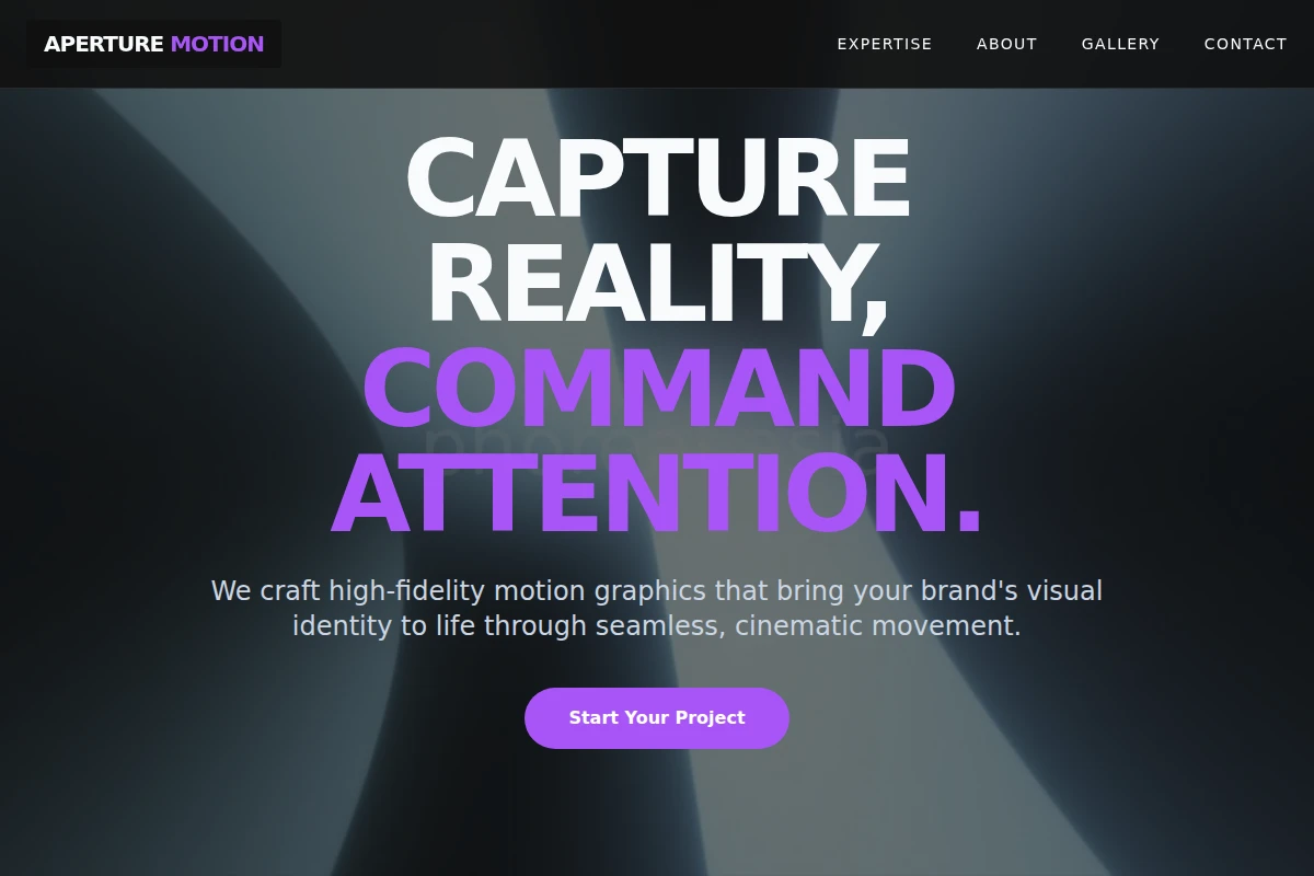 Aperture Motion Graphics